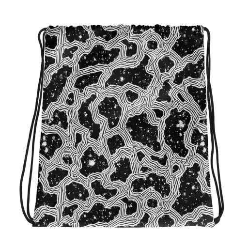 Inkstone Circuit on a Drawstring Bag