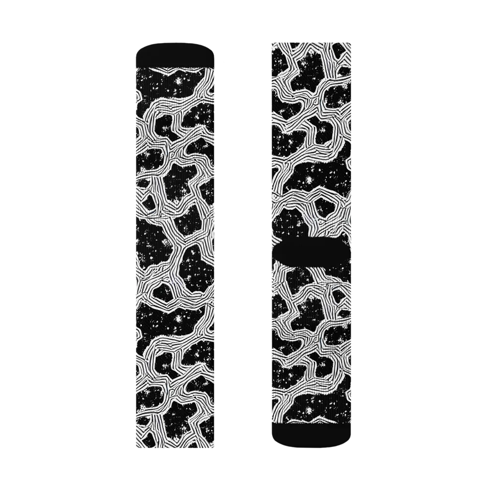 Inkstone Circuit on Socks — Right Sock
