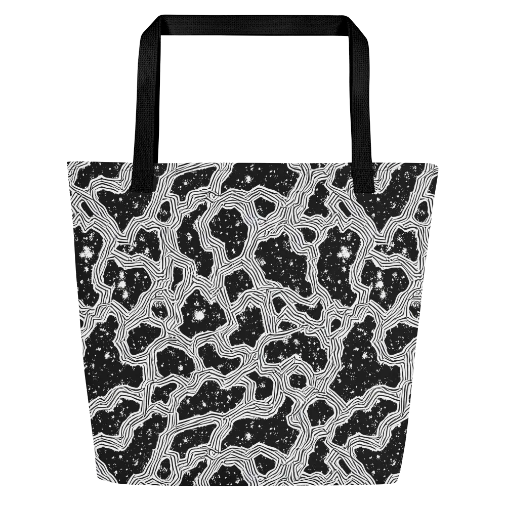 Inkstone Circuit on Large Tote Bag W/ Pocket — Front