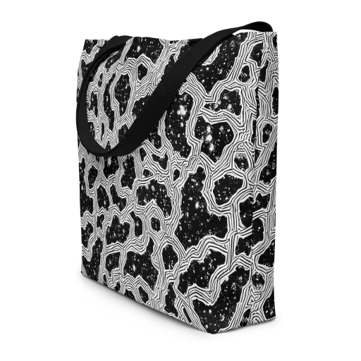 Inkstone Circuit on a Large Tote Bag W/ Pocket