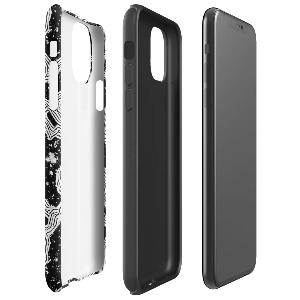 Inkstone Circuit on Tough Case for iPhone® — Right
