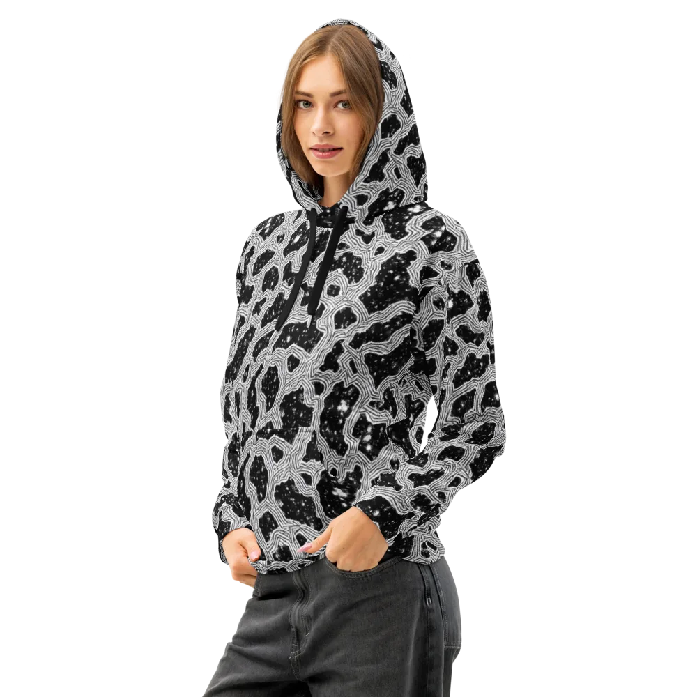 Inkstone Circuit on Cotton Hoodie — Left Front