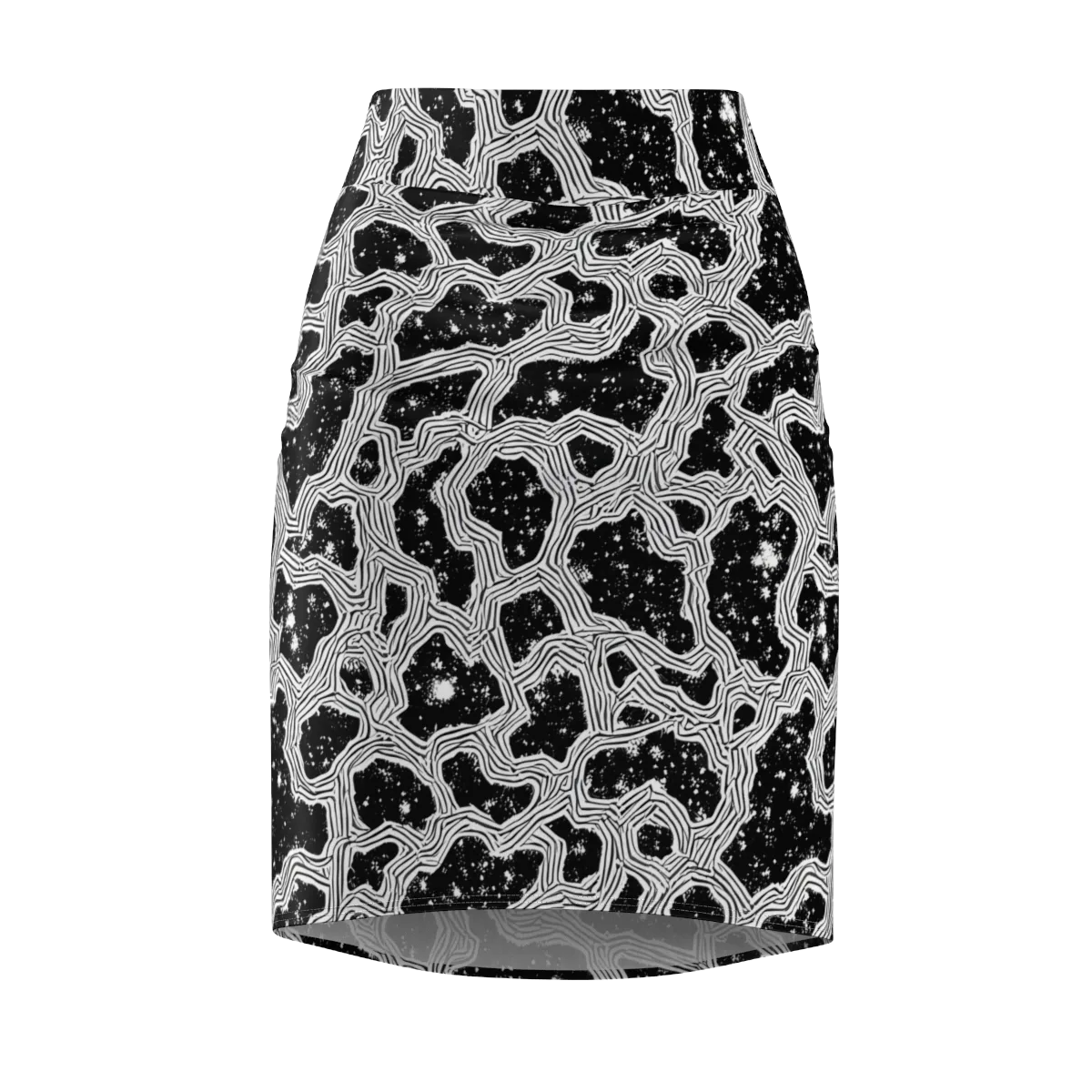 Inkstone Circuit on Pencil Skirt — Front