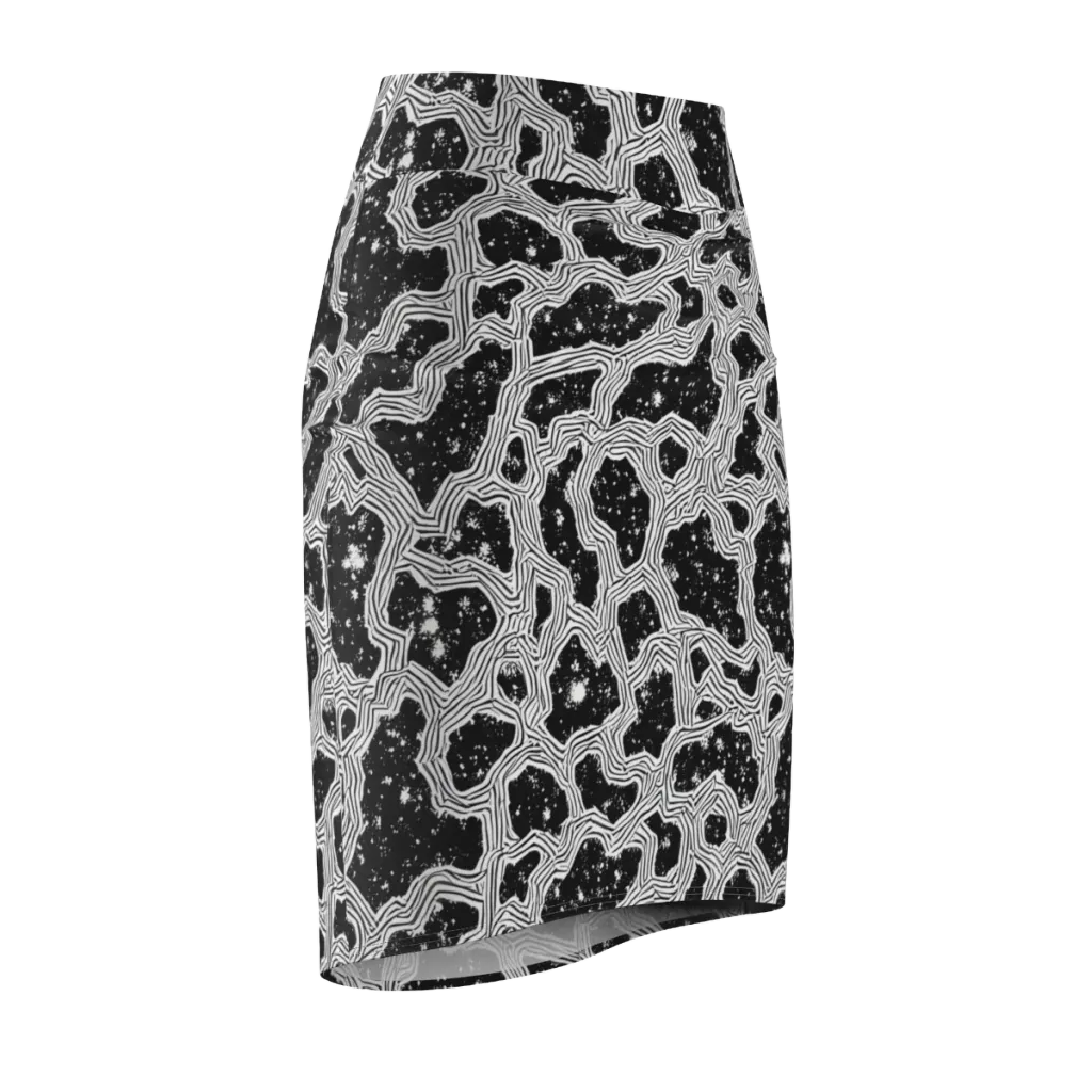 Inkstone Circuit on Pencil Skirt — Front Side