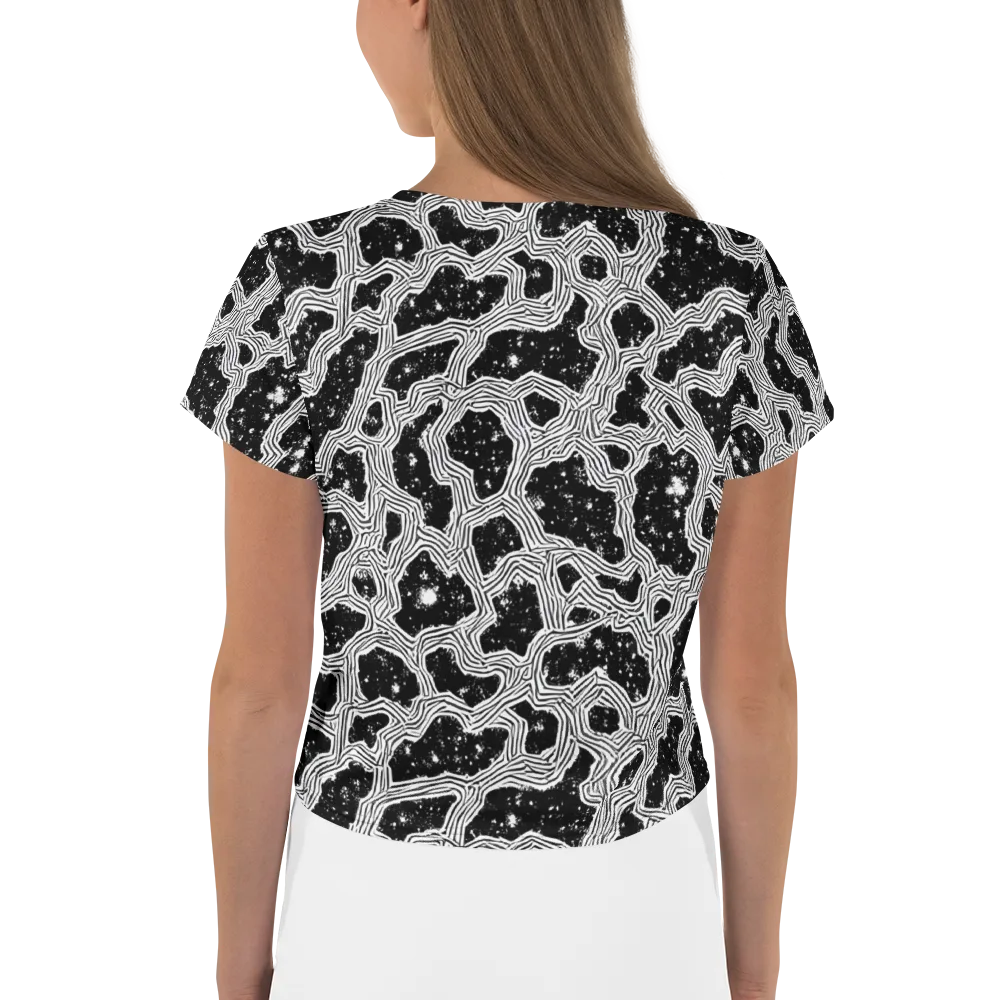 Inkstone Circuit on Crop Tee — Back