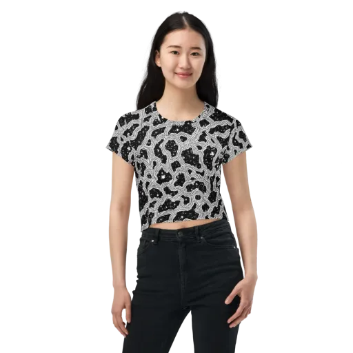 Inkstone Circuit on a Crop Tee