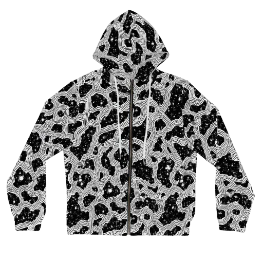 Inkstone Circuit on a Women's Full-Zip Hoodie