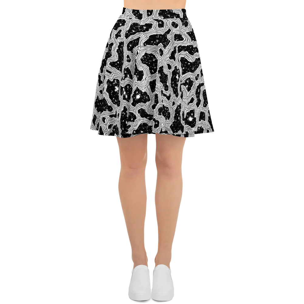 Inkstone Circuit on Skater Skirt — Front