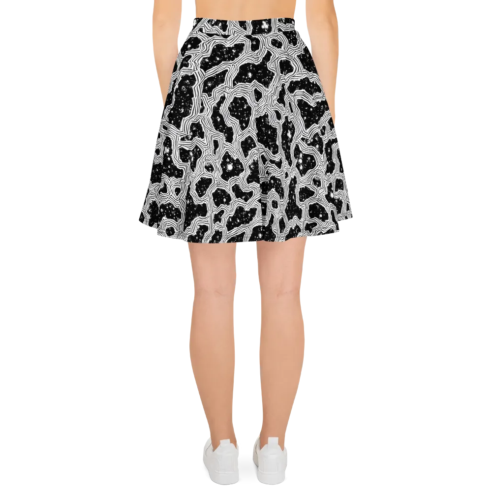 Inkstone Circuit on Skater Skirt — Back