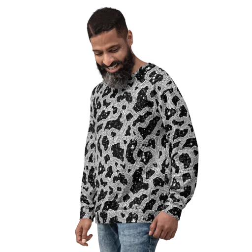 Inkstone Circuit on a Sweatshirt