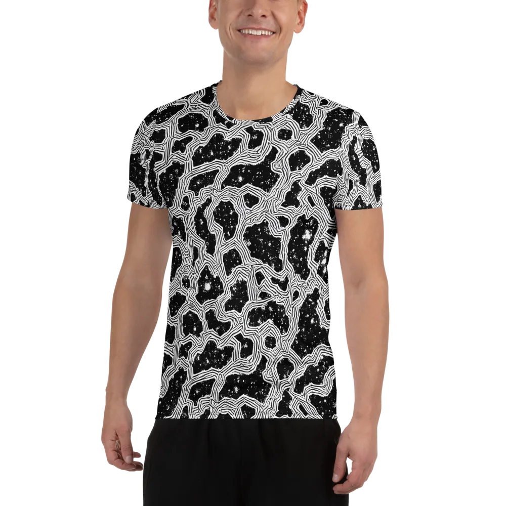 Inkstone Circuit on Men's Athletic T-Shirt — Front