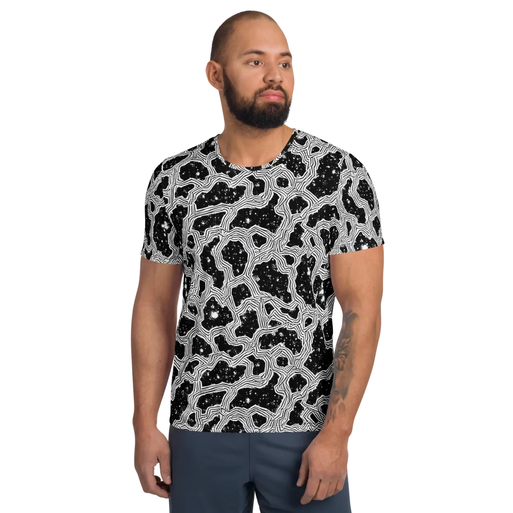 Inkstone Circuit on Men's Athletic T-Shirt — Front