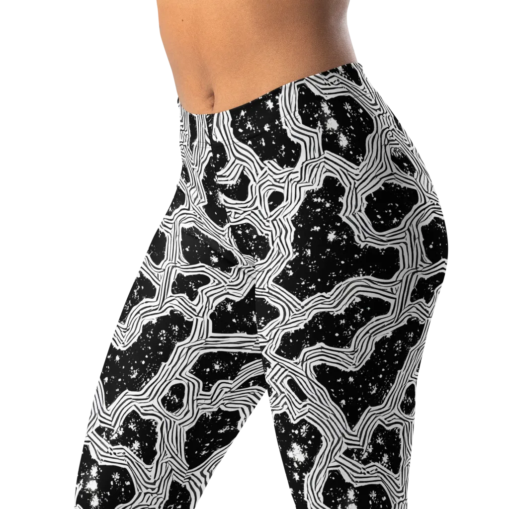 Inkstone Circuit on Leggings — Left Front