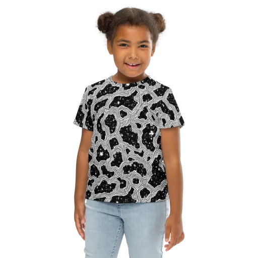 Inkstone Circuit on a Kids Crew Neck T-Shirt