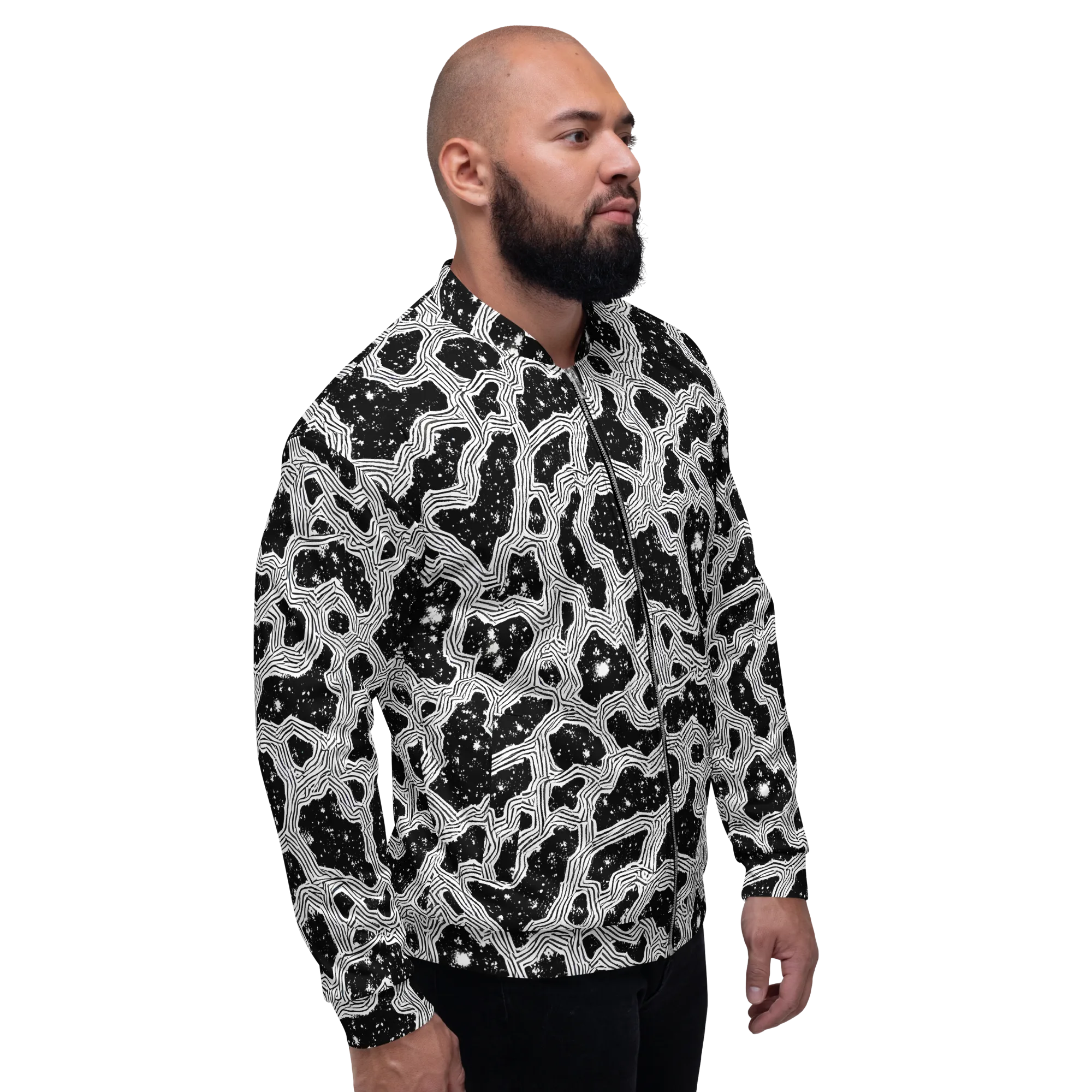 Inkstone Circuit on Bomber Jacket — Right