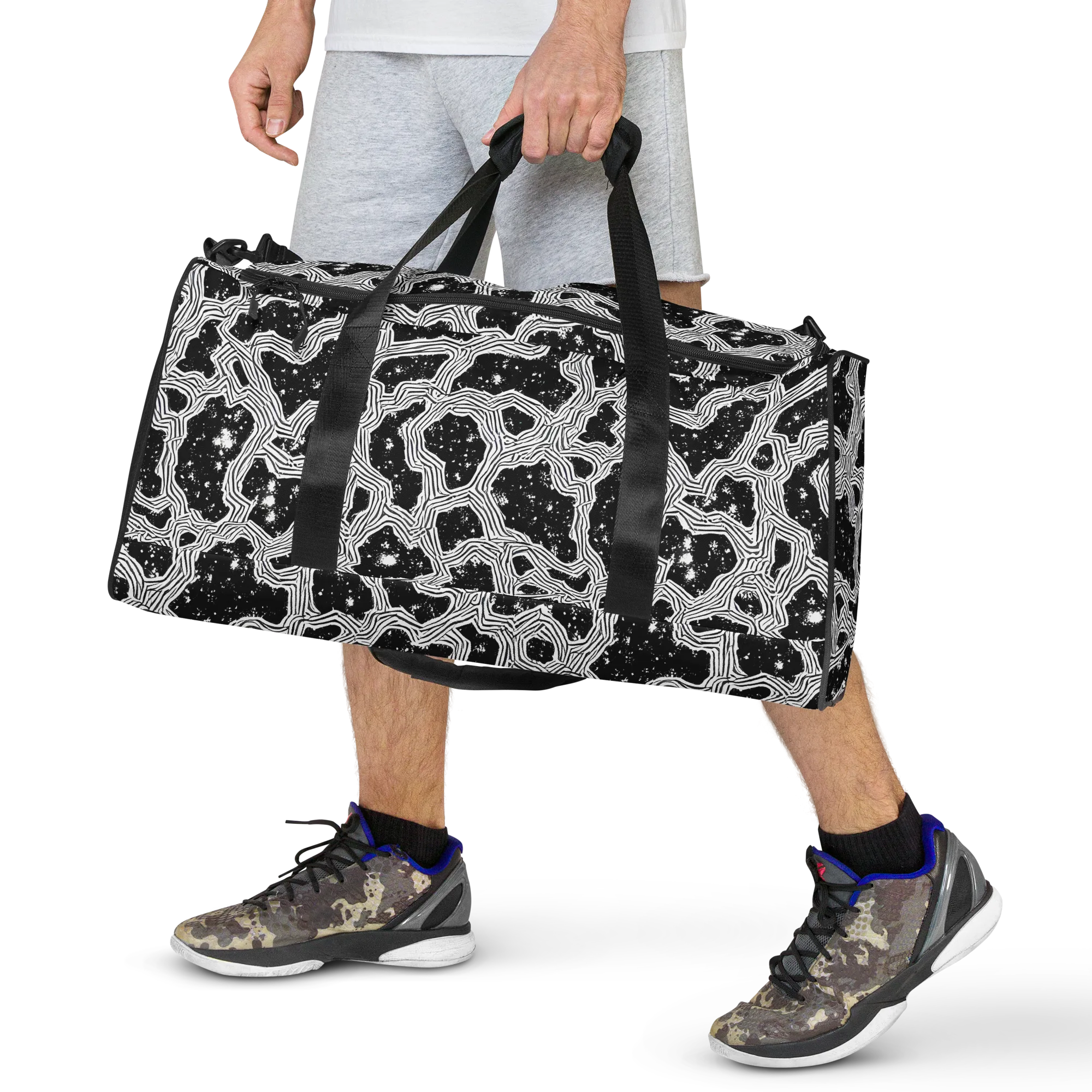 Inkstone Circuit on Duffle Bag — Front