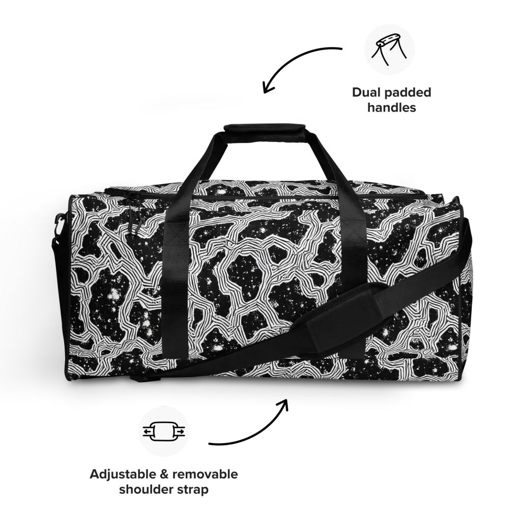 Inkstone Circuit on Duffle Bag — Front
