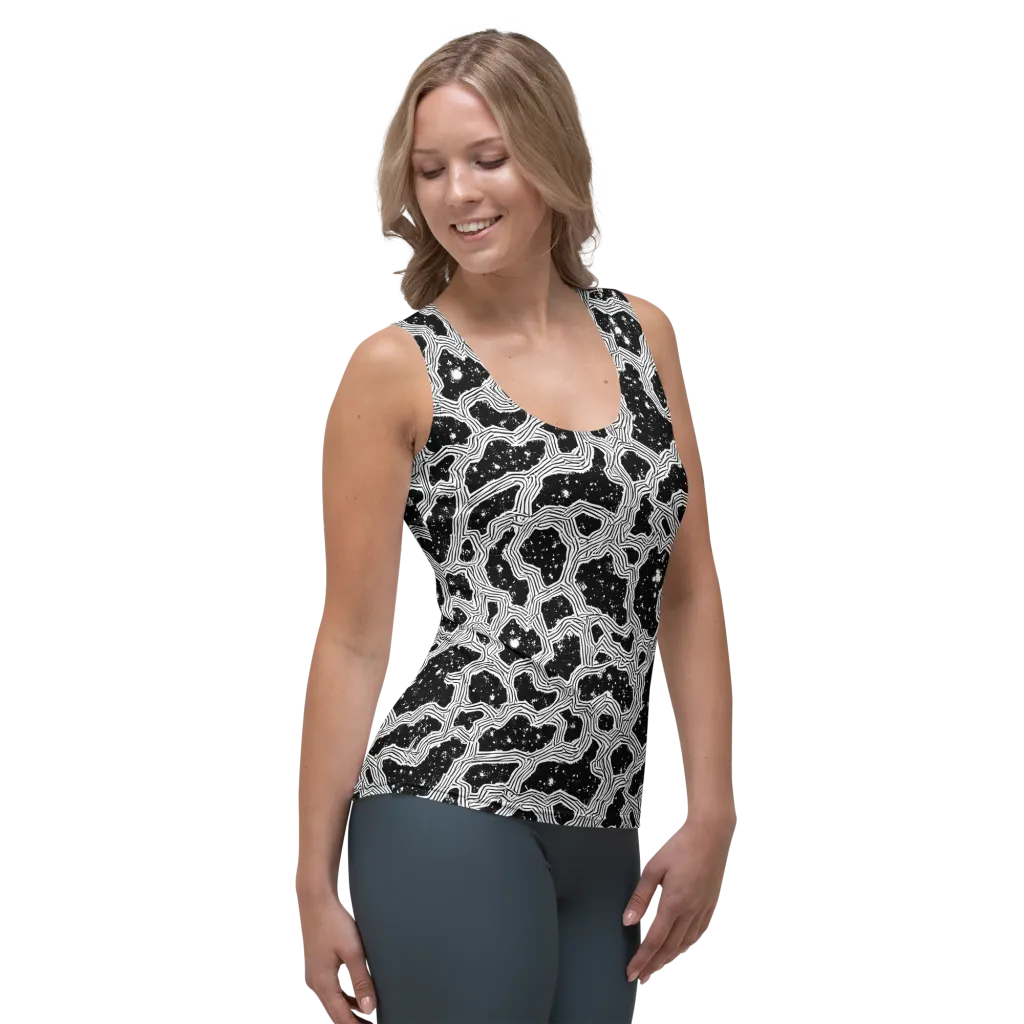 Inkstone Circuit on Women's Tank Top — Right Front