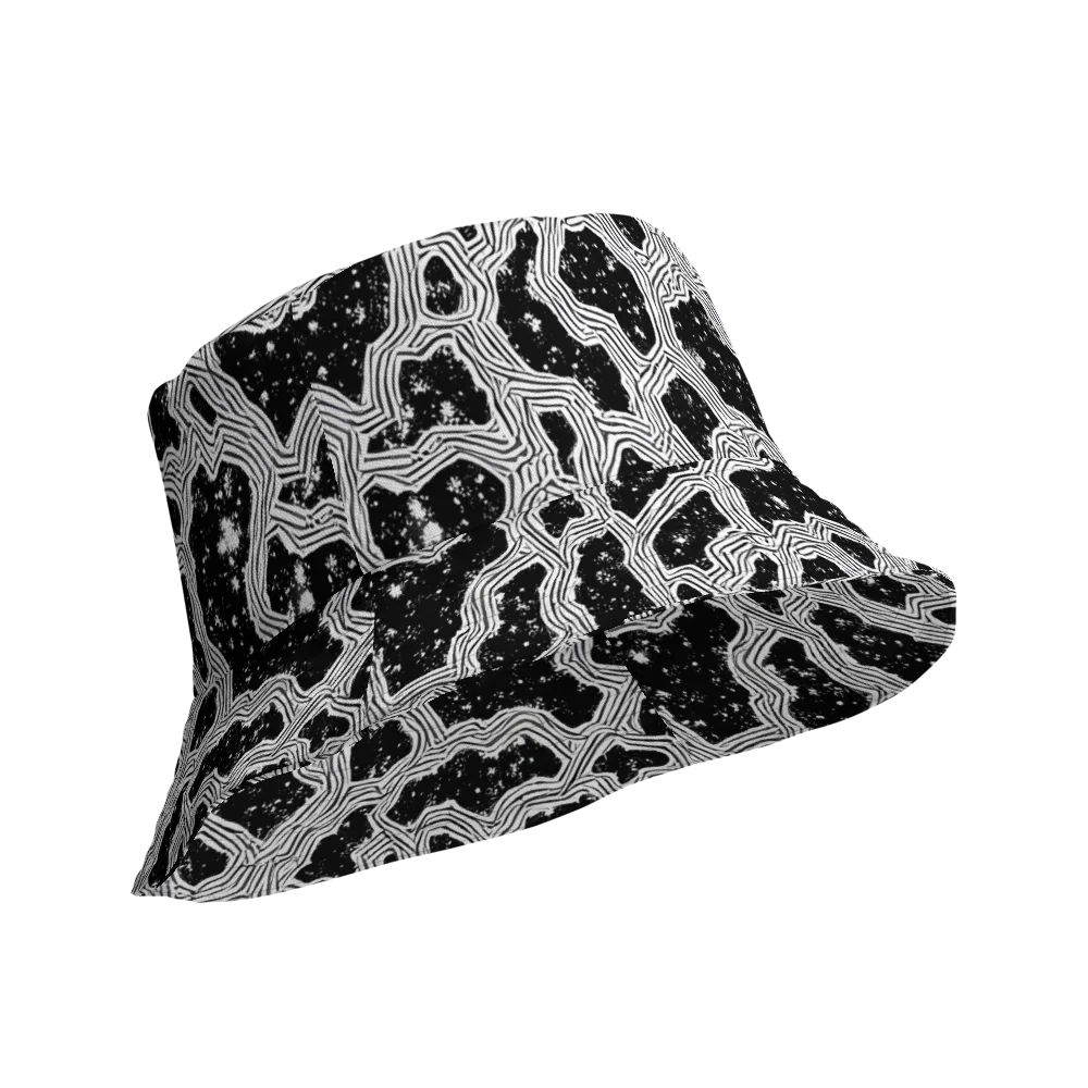 Inkstone Circuit on Reversible Bucket Hat — Product details Outside