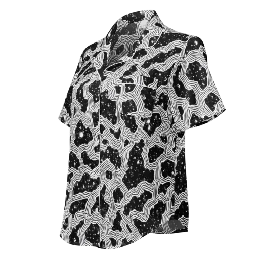 Inkstone Circuit on a Women's Short Sleeve Pajama Top