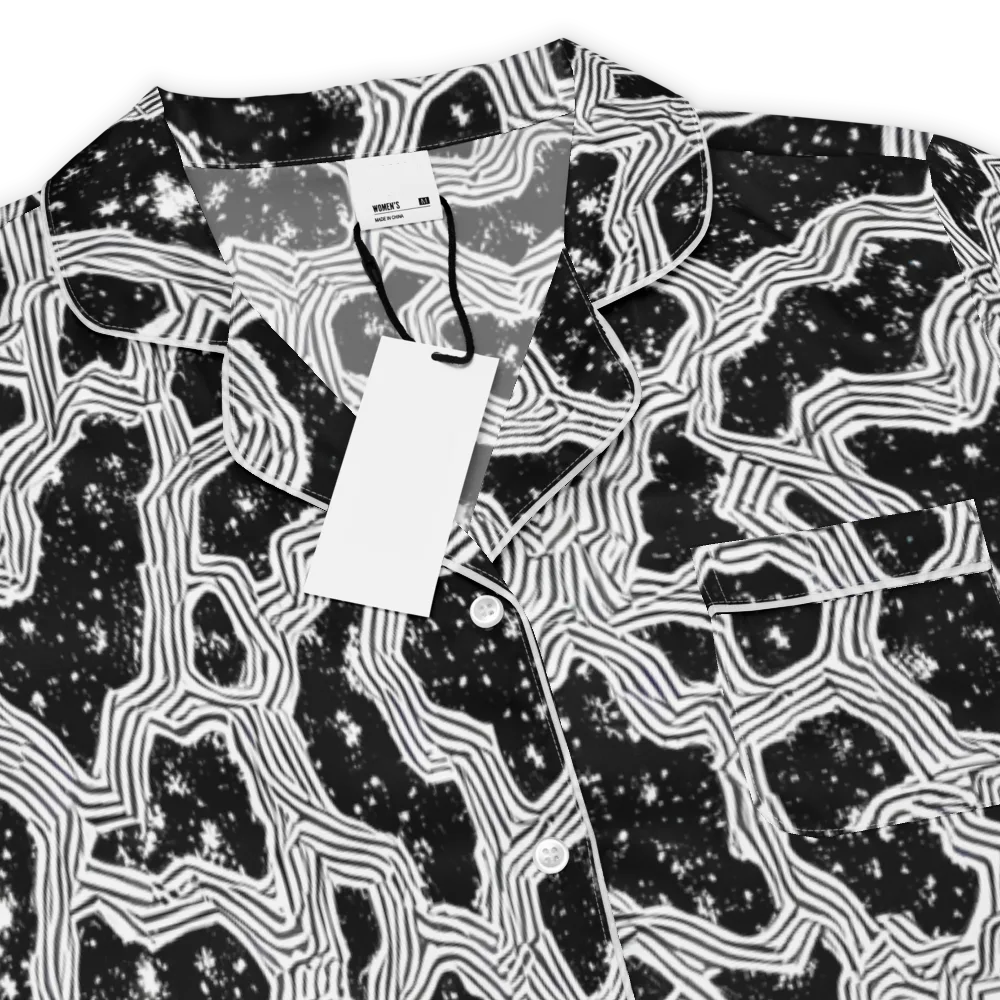 Inkstone Circuit on Women's Short Sleeve Pajama Top — Product details