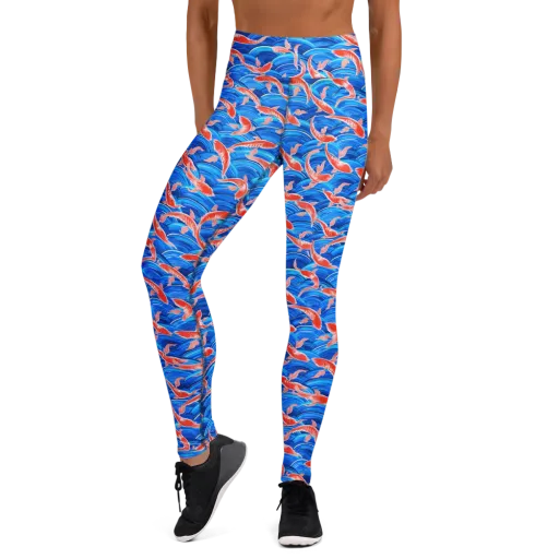 Redfin Reverie on a Yoga Leggings