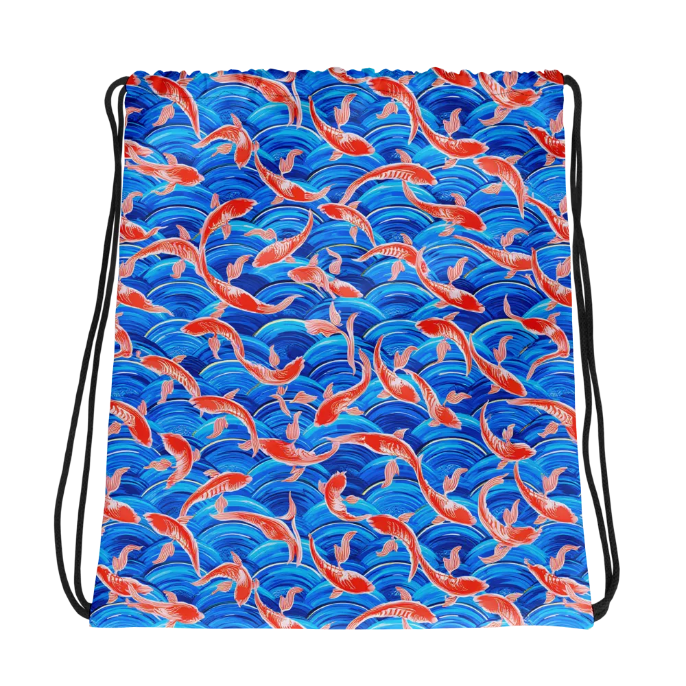 Redfin Reverie on Drawstring Bag — Photo