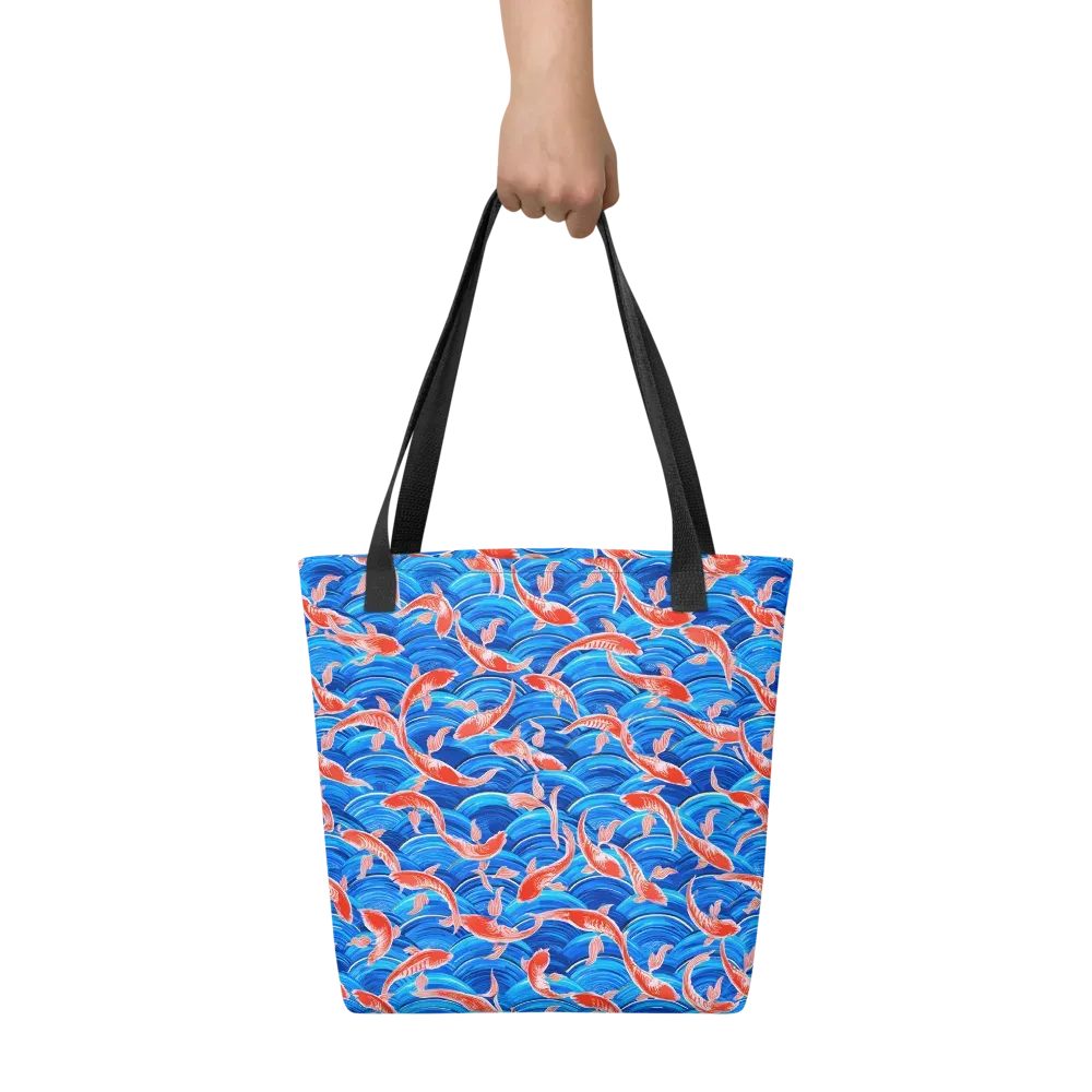 Redfin Reverie on Tote Bag — Front
