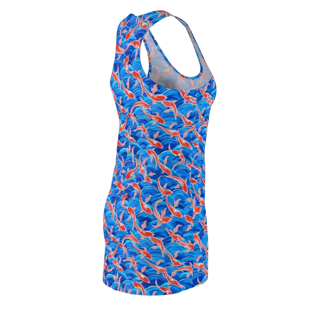 Redfin Reverie on Racerback Dress — Back Side