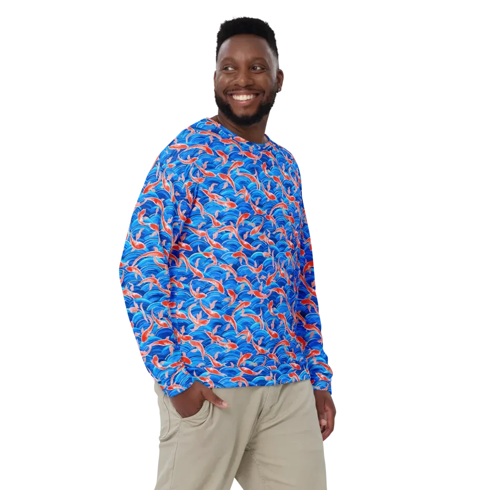 Redfin Reverie on Sweatshirt — Front