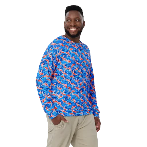 Redfin Reverie on a Sweatshirt