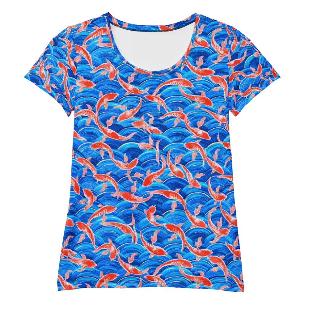Redfin Reverie on Women's Athletic T-Shirt — Front