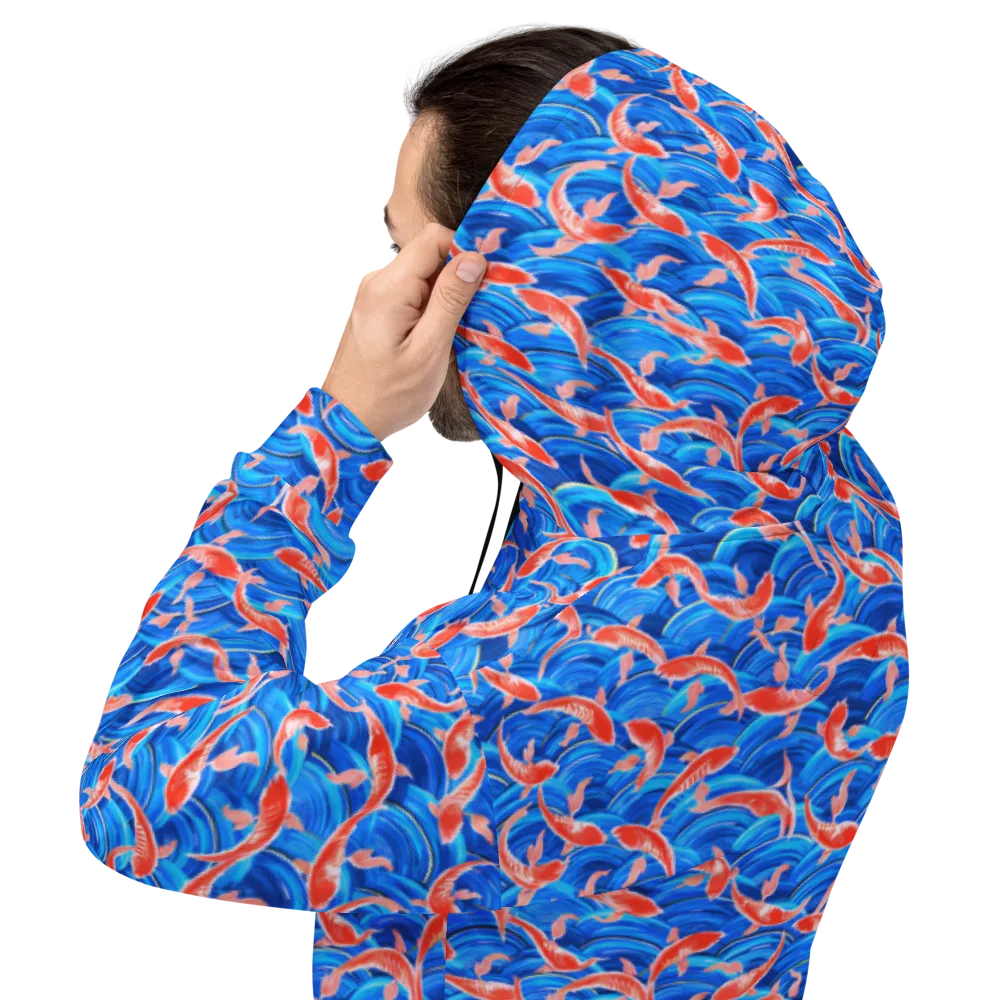 Redfin Reverie on Hoodie — Back