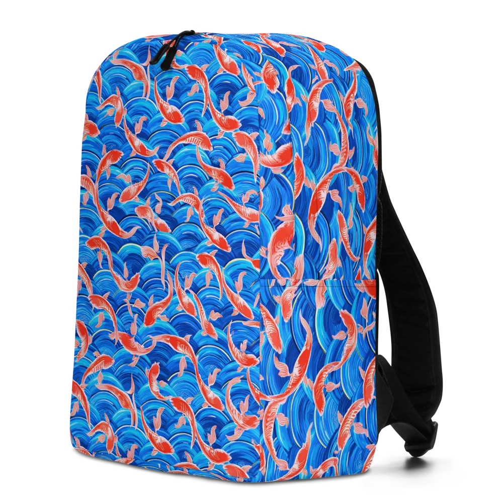 Redfin Reverie on Minimalist Backpack — Left
