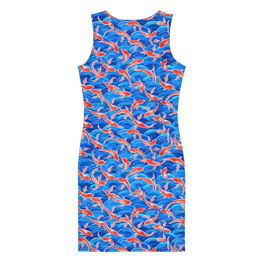 Redfin Reverie on Bodycon Dress — Back