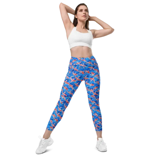 Redfin Reverie on a Leggings with Pockets