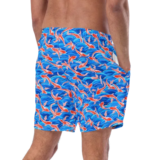 Redfin Reverie on a Swim Trunks