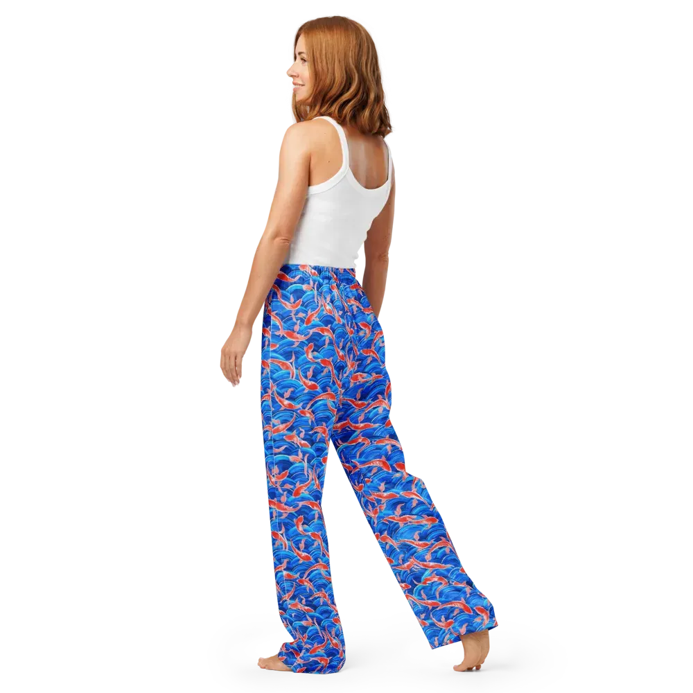 Redfin Reverie on Women's Pajama Pants — Back