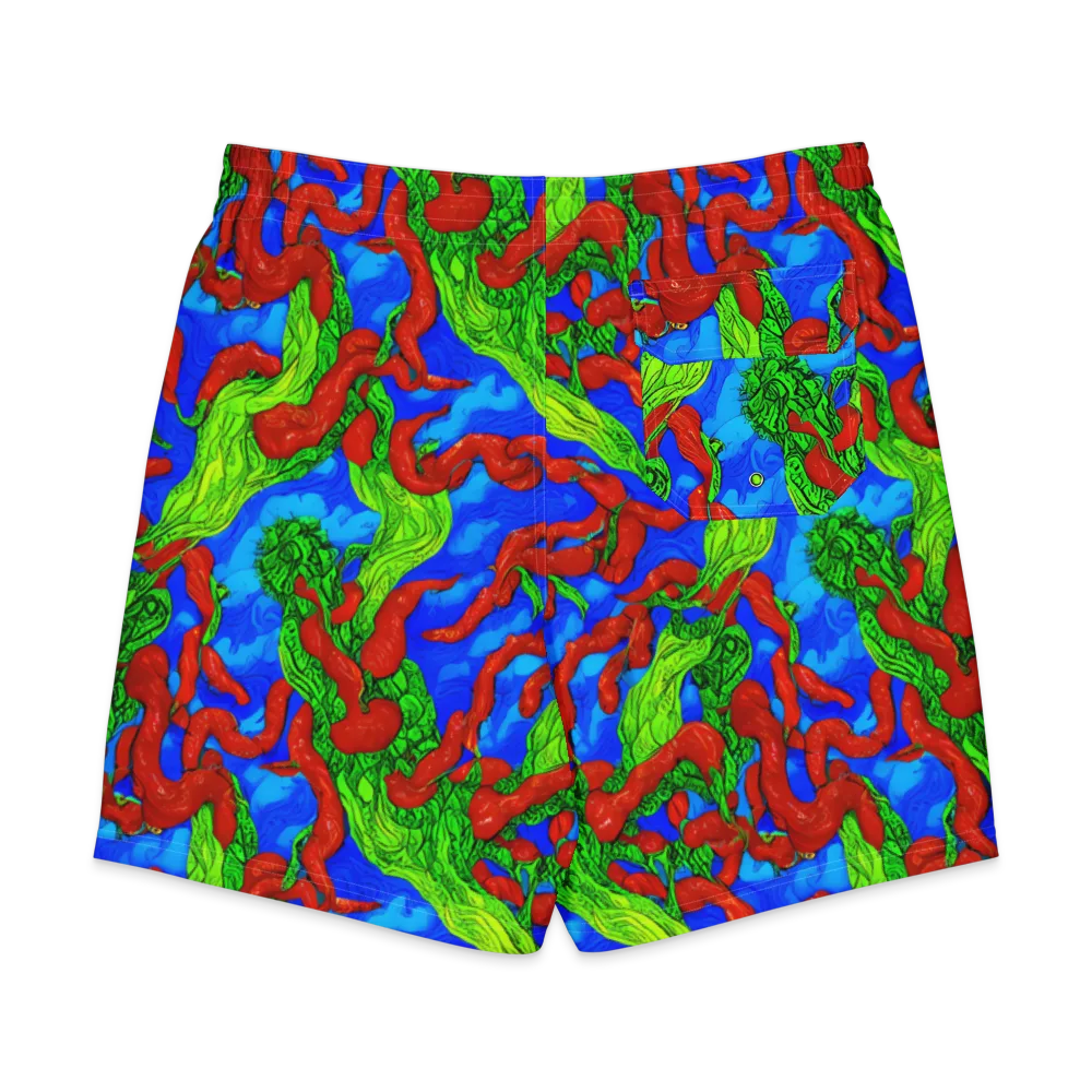 Pepper Voltage on Men's Board Shorts — Back