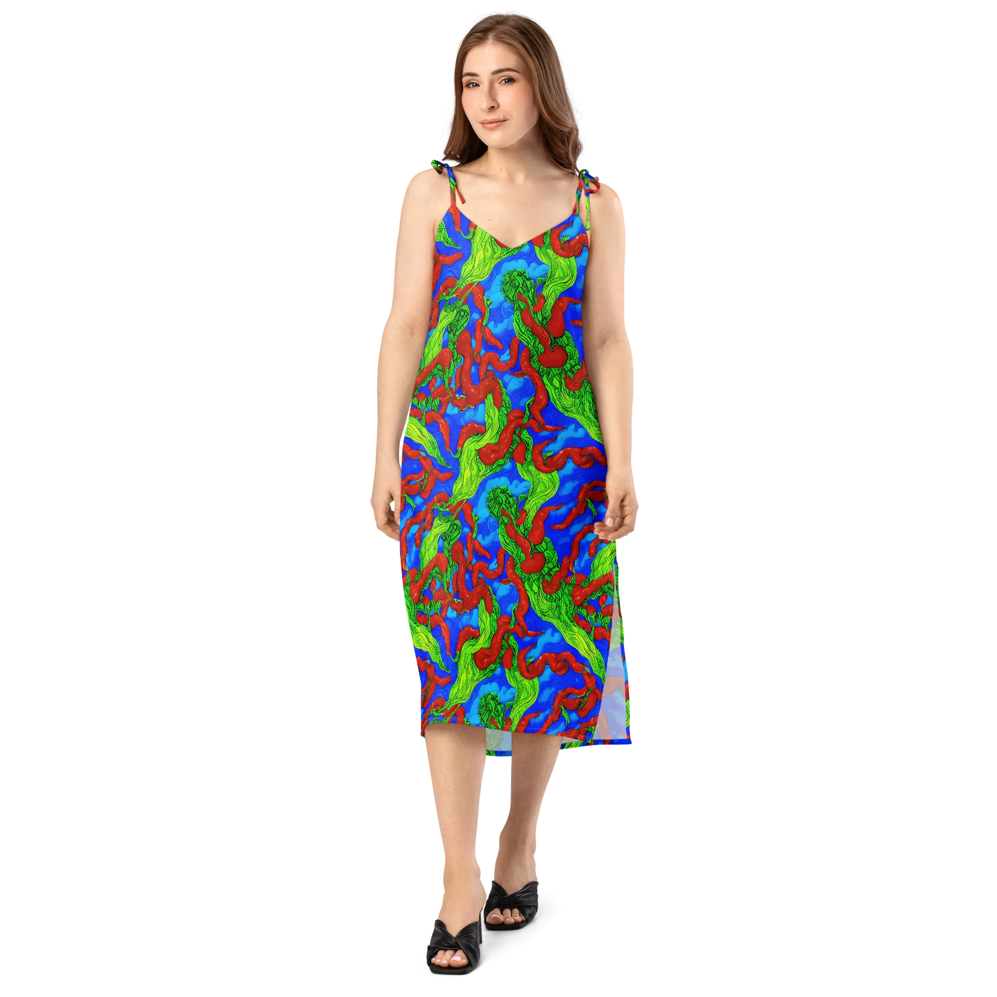 Pepper Voltage on Slip Dress — Front