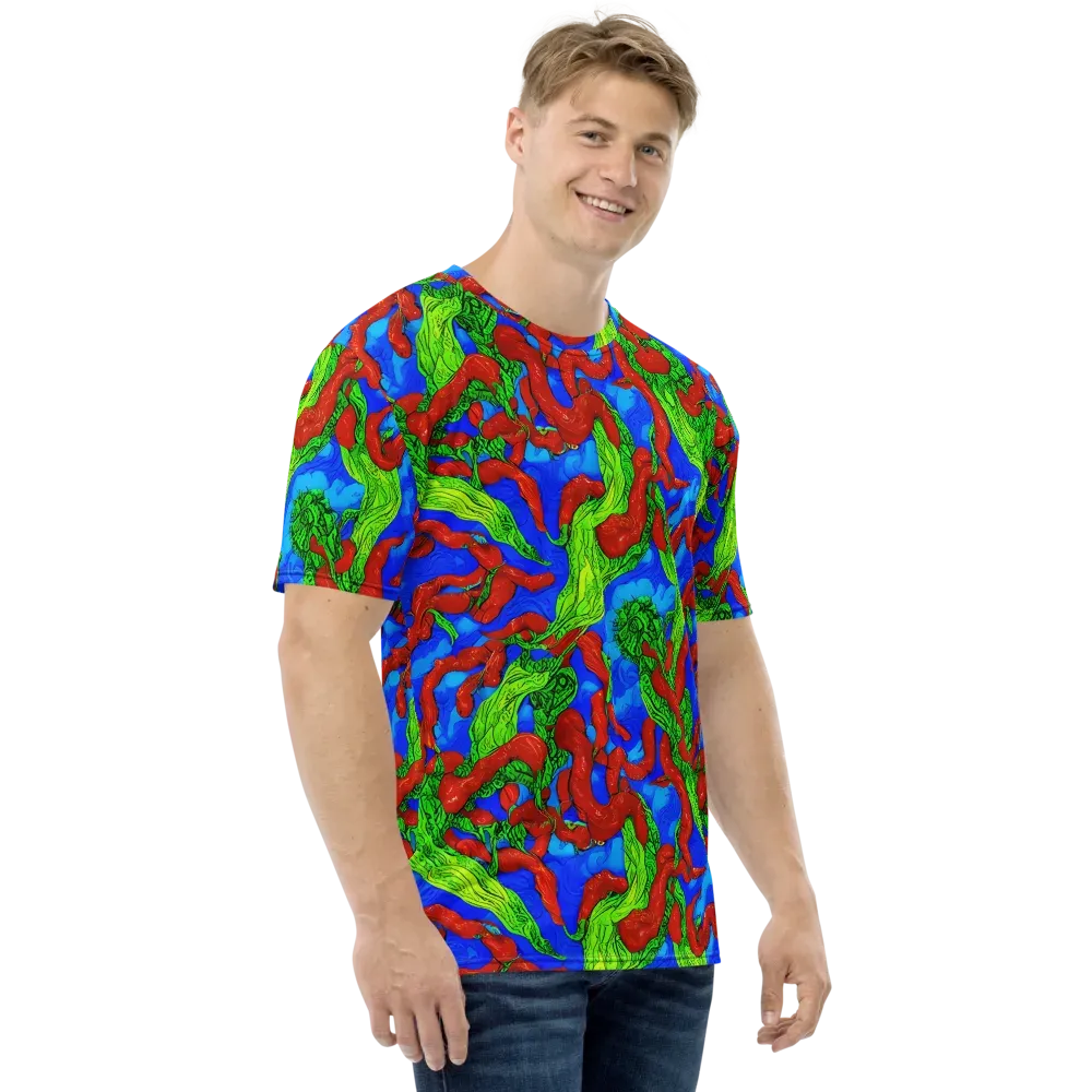 Pepper Voltage on Men's Crew Neck T-Shirt — Right