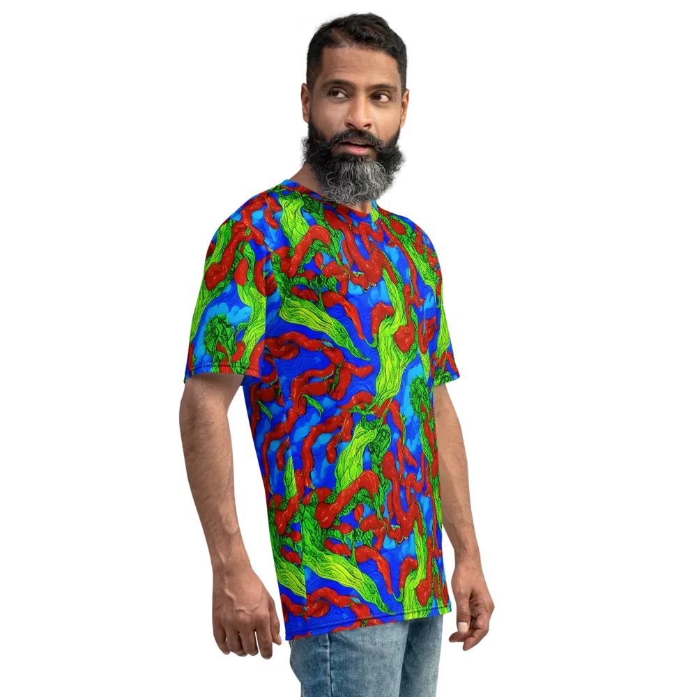 Pepper Voltage on Men's Crew Neck T-Shirt — Right