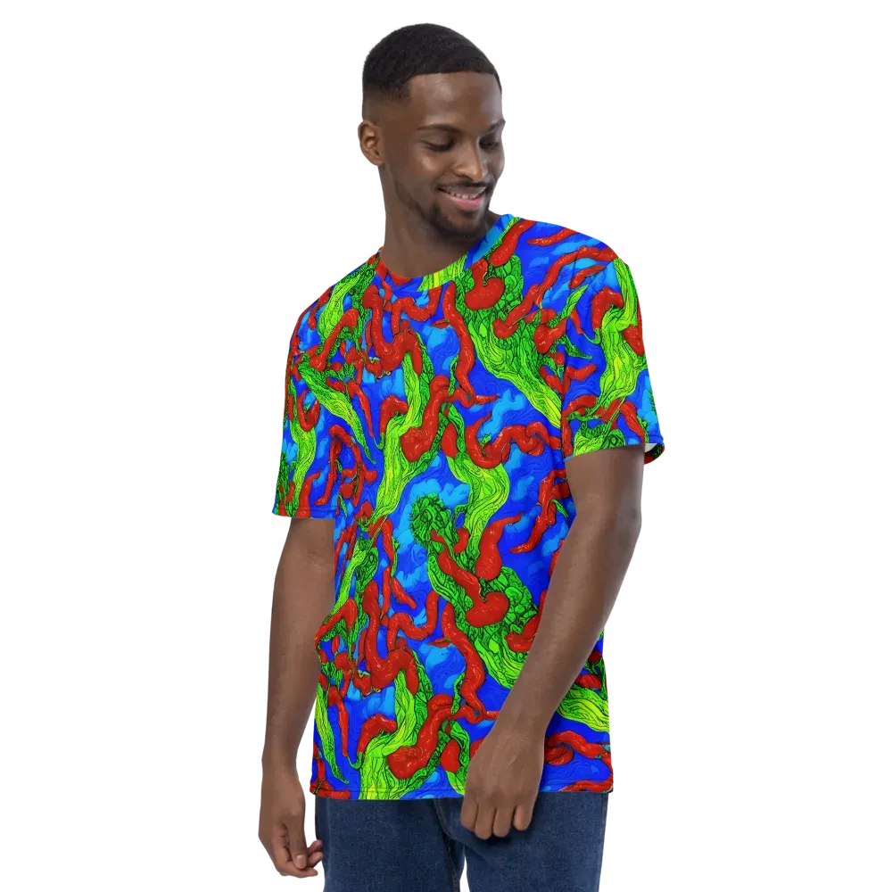 Pepper Voltage on Men's Crew Neck T-Shirt — Left