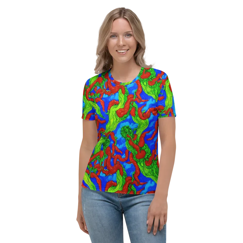 Pepper Voltage on Women's Crew Neck T-Shirt — Front