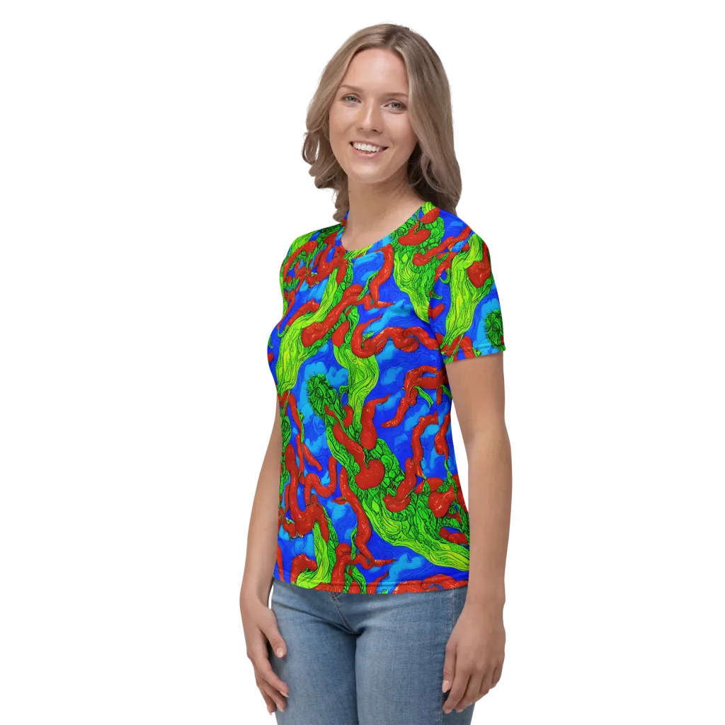Pepper Voltage on Women's Crew Neck T-Shirt — Left