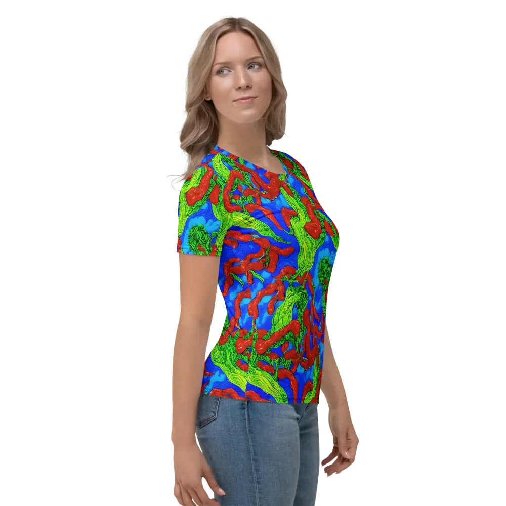 Pepper Voltage on Women's Crew Neck T-Shirt — Right