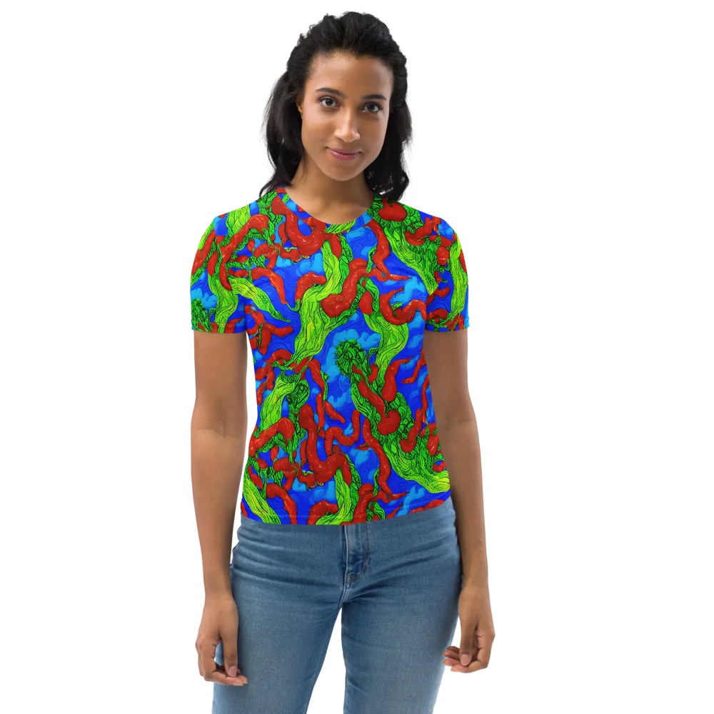 Pepper Voltage on Women's Crew Neck T-Shirt — Front