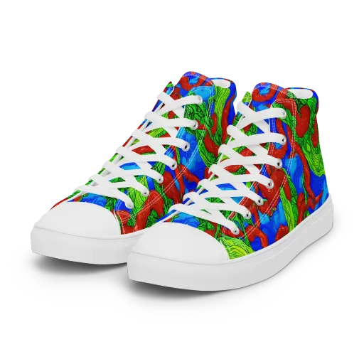 Pepper Voltage on a Women's High Top Canvas Shoes