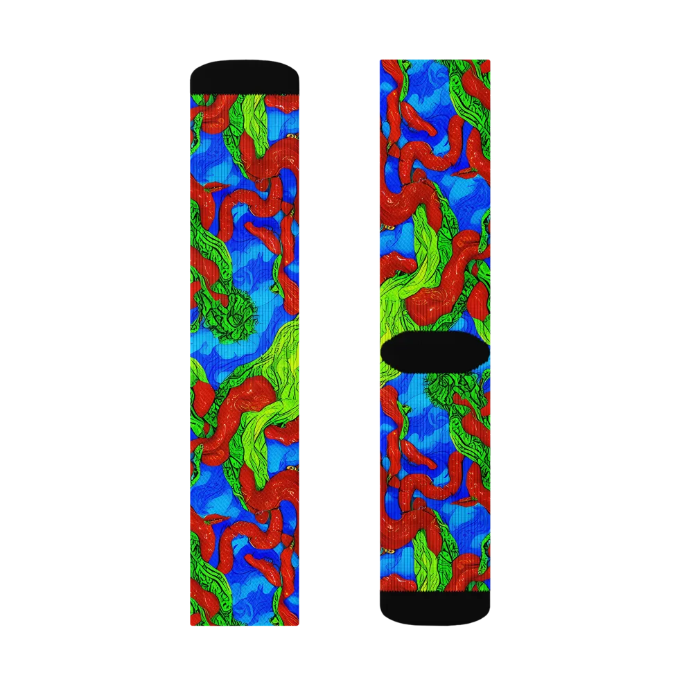 Pepper Voltage on Socks — Left Sock