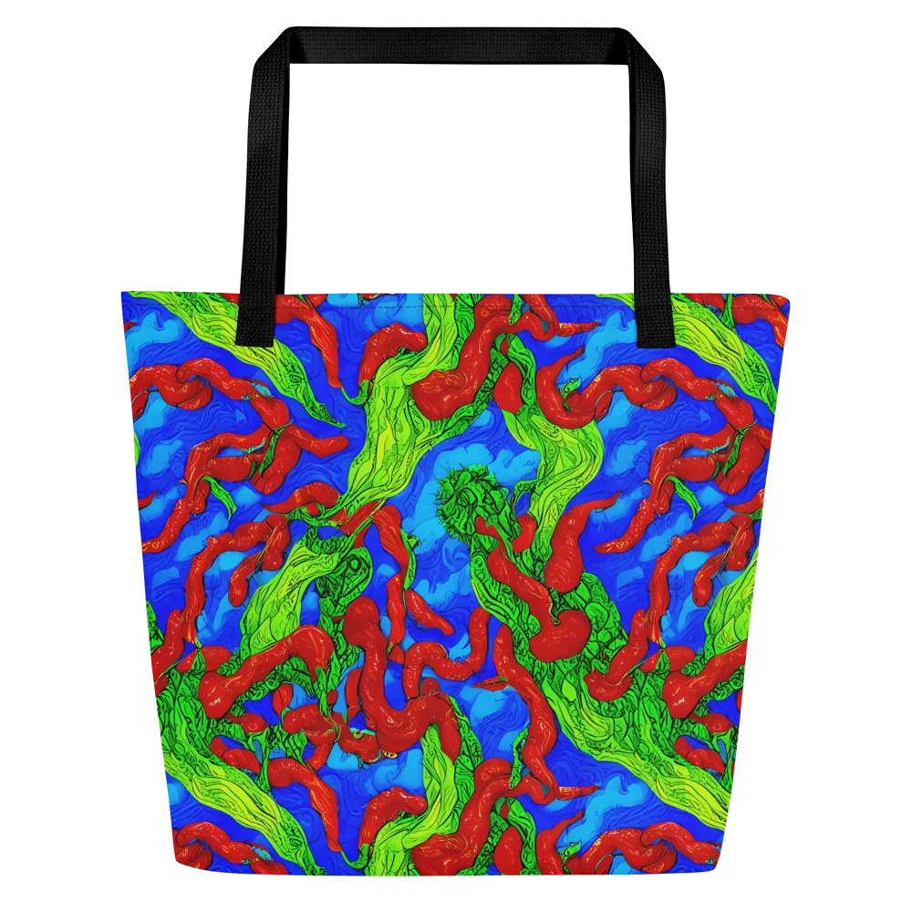 Pepper Voltage on Large Tote Bag W/ Pocket — Front